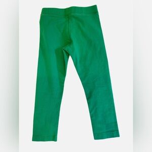 Primary Grass Green Kids Leggings - size 4T